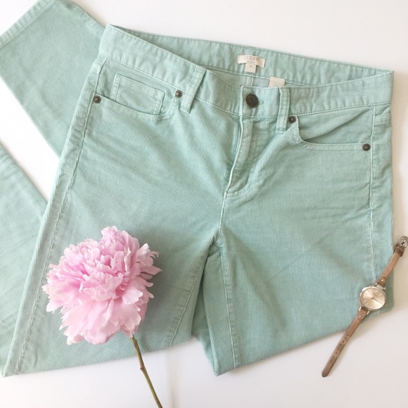 J. Crew Pants - 🎉SALE 🎉 NWOT J CREW Mint Skinny Corduroy Pants